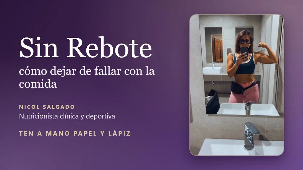 La portada de la masterclass de Nicol, con su video